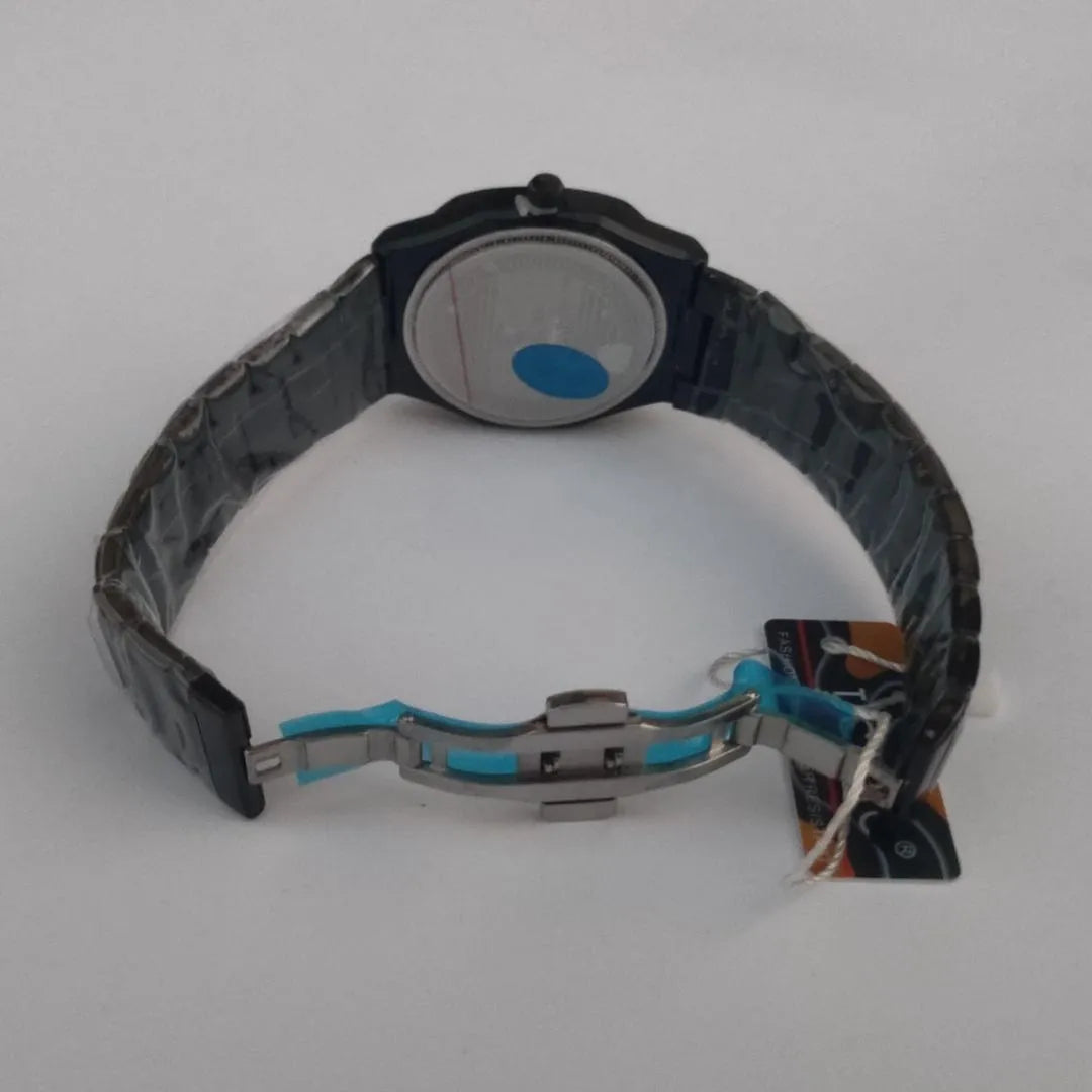 Men's Stainless steel watch -Pc Quartz Movement Watch with box