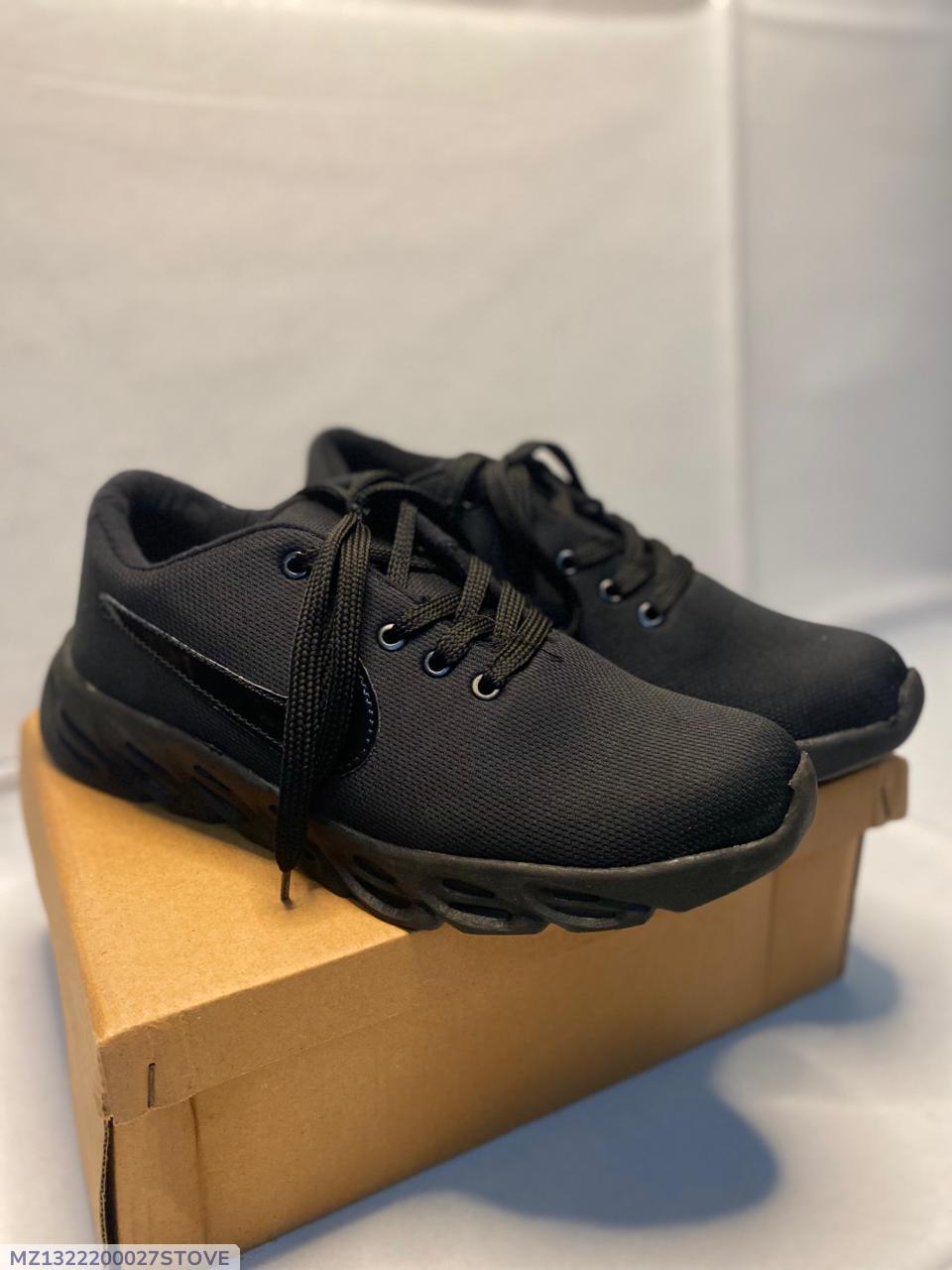 Men's fabric Walking support shoes Black