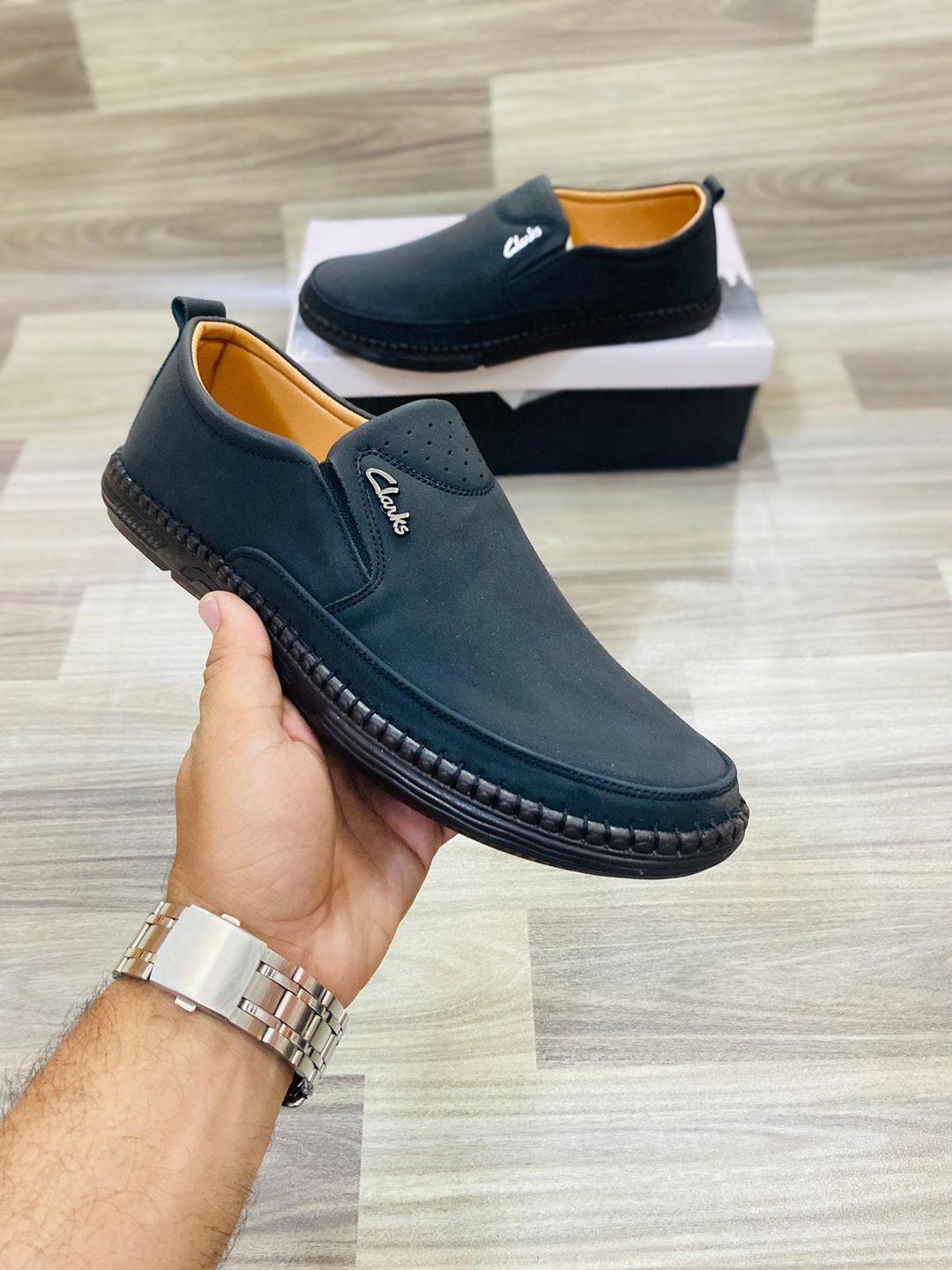 Men's Formal Black Rexine Loafers-Pcs