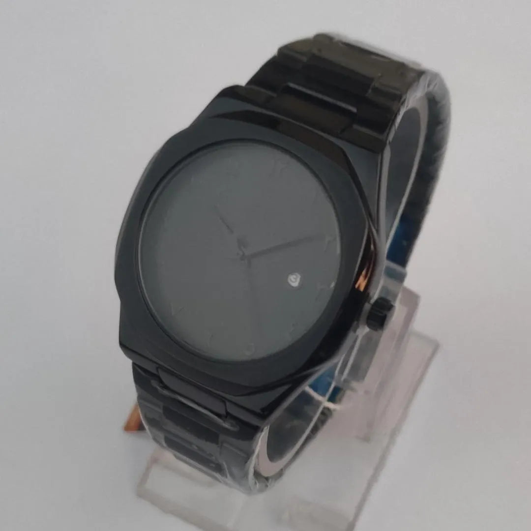 Men's Stainless steel watch -Pc Quartz Movement Watch with box