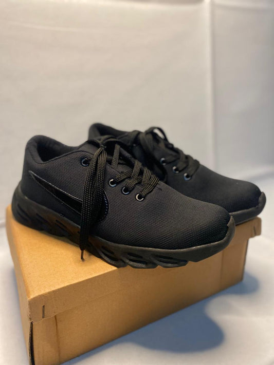 Men's fabric Walking support shoes Black